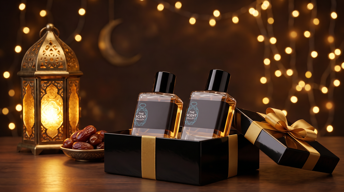 Eid gift boxes with perfume from The Scent Valley Pakistan