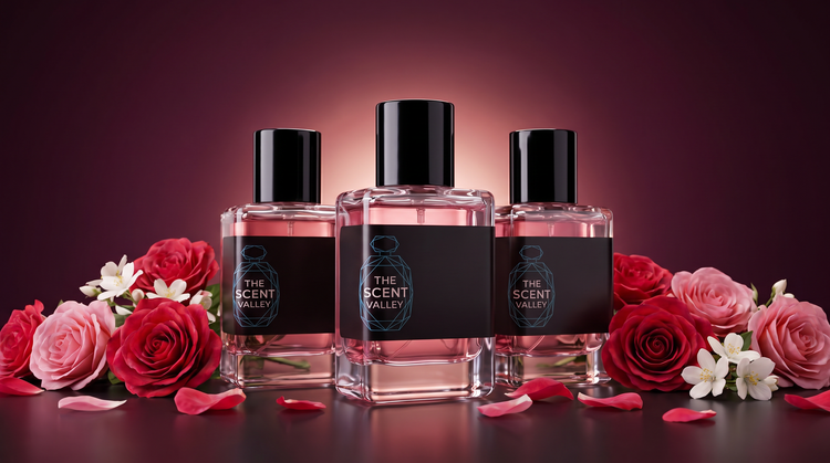 Floral fragrance collection banner - The Scent Valley Pakistan