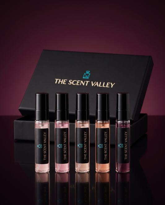 Women's Discovery Set - 5 tester impression perfumes in 3ml vials | The Scent Valley Pakistan