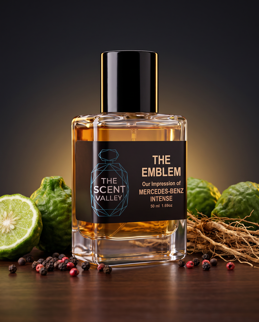 The Emblem - impression of Mercedes-Benz Intense | The Scent Valley Pakistan